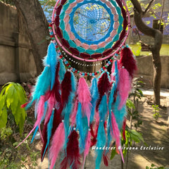 Maroon Rosy Bagh Dreamcatcher