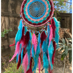 Maroon Rosy Bagh Dreamcatcher