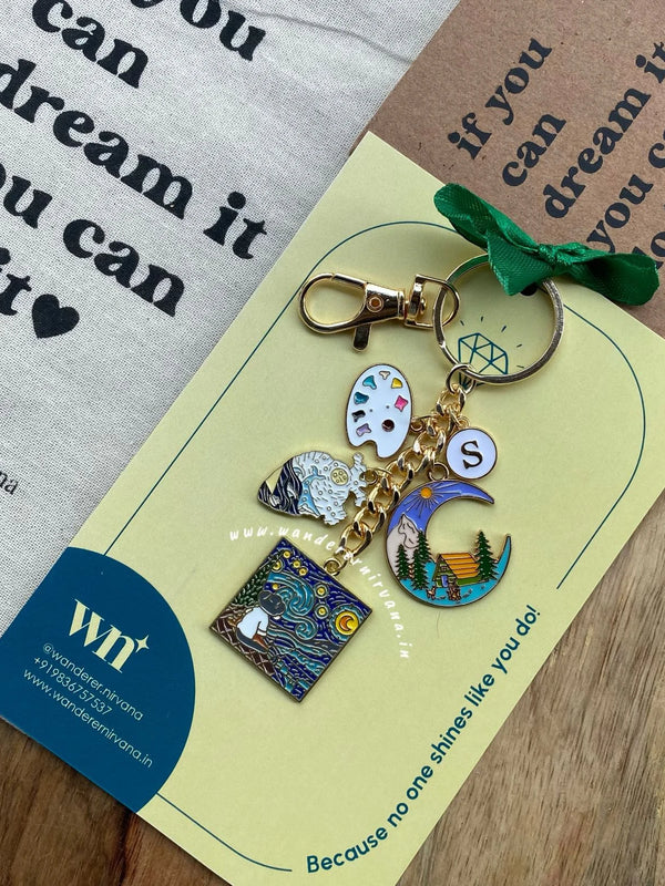Artist VanGogh Keychain