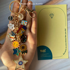 Graduation Travel Universe Evil Eye Bagcharm