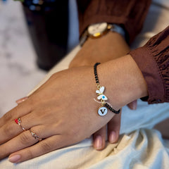 Butterfly Nazariya Bracelet with initial