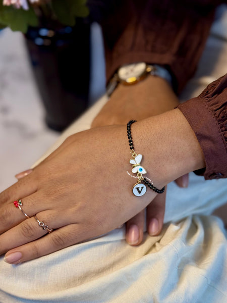 Butterfly Nazariya Bracelet with initial