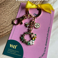 Bee Garden Personalised Keychain