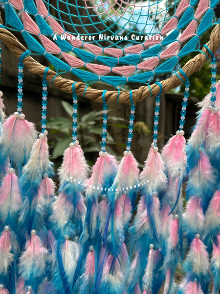 BluePink Wreath Dreamcatcher