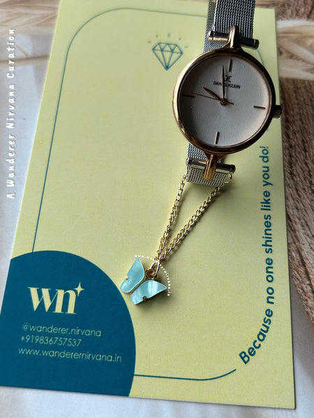Blue Butterfly Watcharm