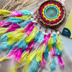 Bloom Garden Wreath Shells Dreamcatcher