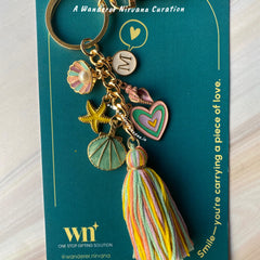 Coral Treasure Keychain