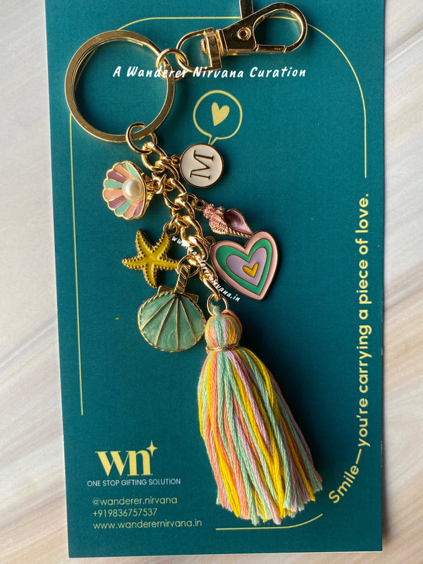 Coral Treasure Keychain