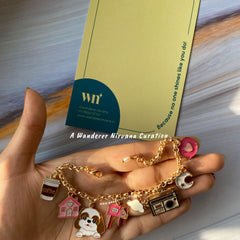 Dog Home Heart Personalised Bracelet