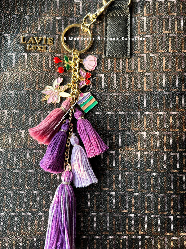 Cherry Fairy Beach Boho Bagcharm