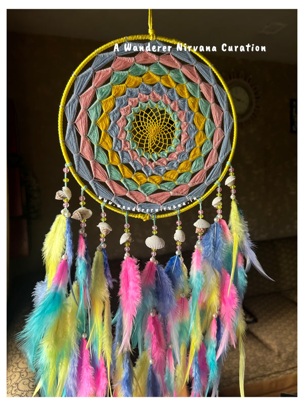 Amusing Pastel Shells Dreamcatcher