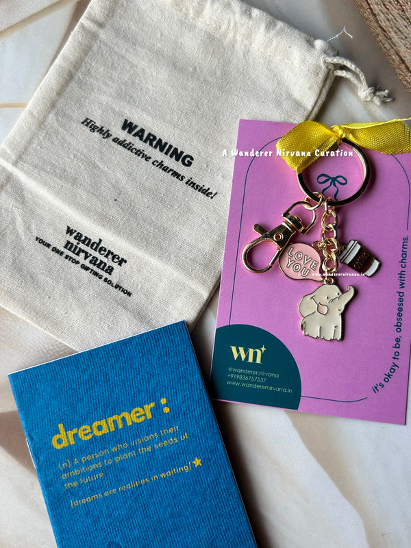 Love you - Coffee Keychain