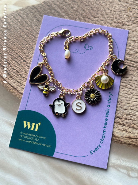 Honeybee Penguin Pearl Bracelet