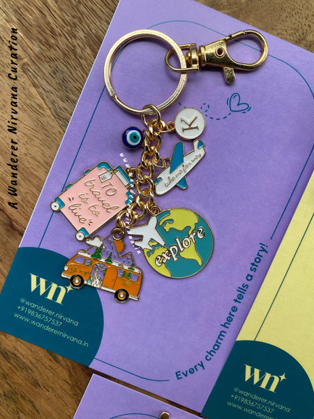 Adventure Travel Keychain