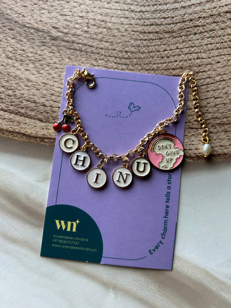 A Personalized Name Bracelet