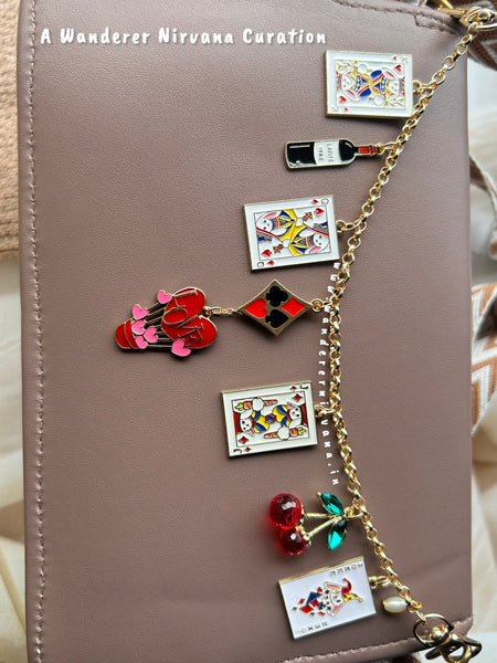 Ace of Club Bagchain charms