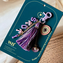 Personalised Lavender Bagcharm
