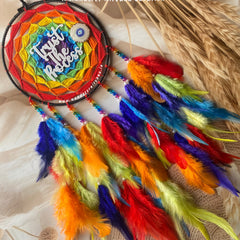 Rainbow Evileye Inspirational Dreamcatcher