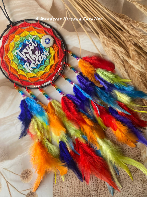 Rainbow Evileye Inspirational Dreamcatcher