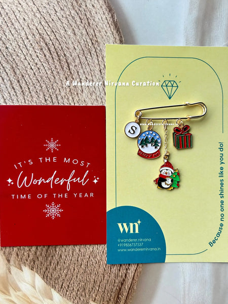 Christmas Night Gift Brooch
