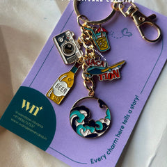 Beach Party Keychain