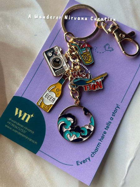 Beach Party Keychain