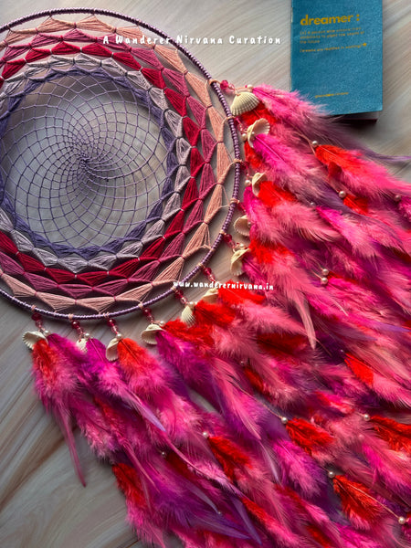 Rosy Romance Lavender Dreamcatcher