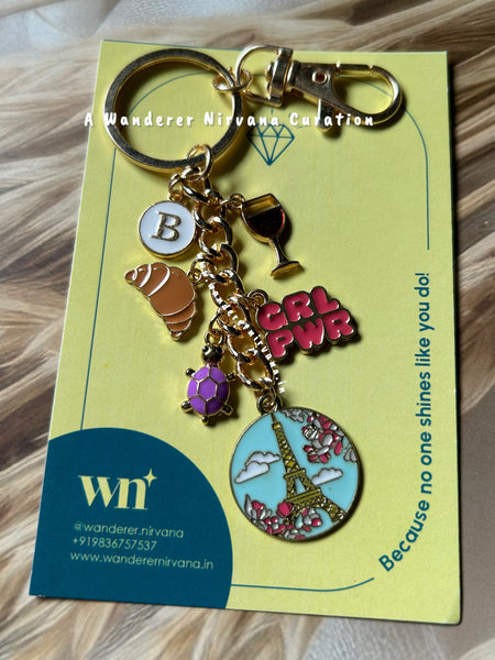 Belly in Paris Keychain