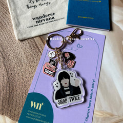 Wednesday Keychain