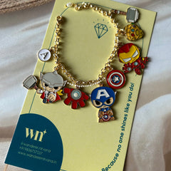 Marvel Core Personalised Bracelet with pearl drop