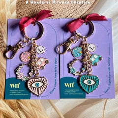 Sea Beach Drive Personalised Keychain ( set of 2)
