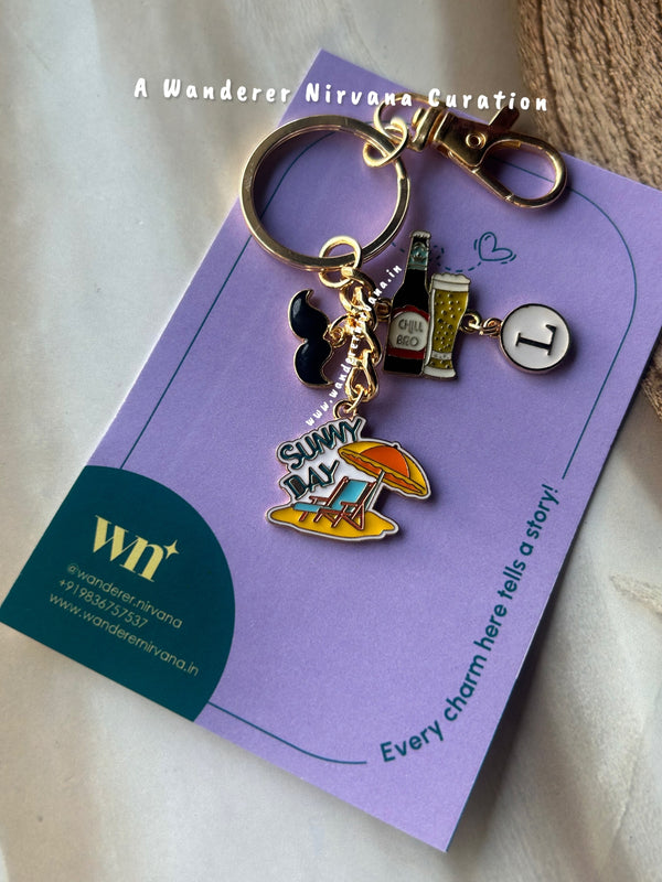 Beach Mini Keychain