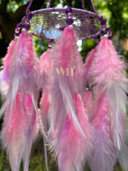Cotton Candy Chandelier Dreamcatcher
