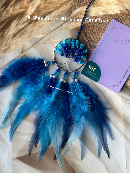 Blue Ombre Tree of Life Dreamcatcher