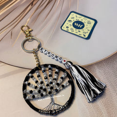 Strong Tree of Life Dreamcatcher Keychain