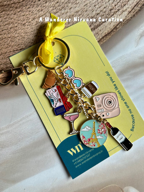 Paris Travel Keychain