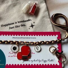 Boxing Charm Rakhi Keychain