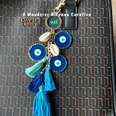 Cosmic Magic EvilEye Boho Keychain Bagcharm