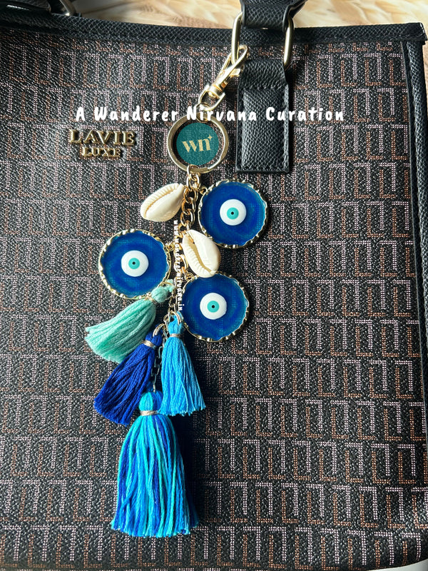 Cosmic Magic EvilEye Boho Keychain Bagcharm