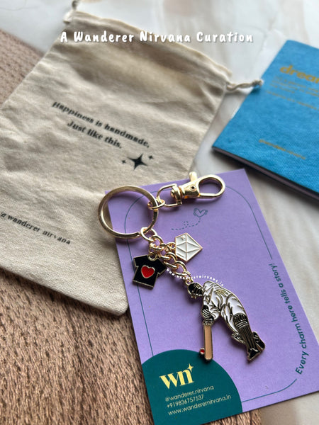 Cricket Diamond All Rounder Keychain