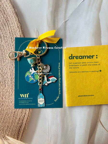 Explore Travel Champion Keychain Bagcharm