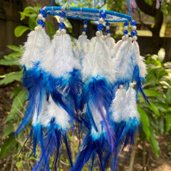 White Waves Chandelier Dreamcatcher