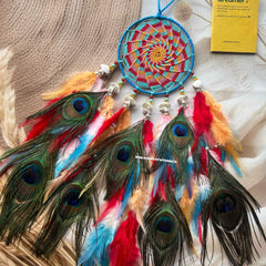 Sky Peach Morpankh Shells Dreamcatcher