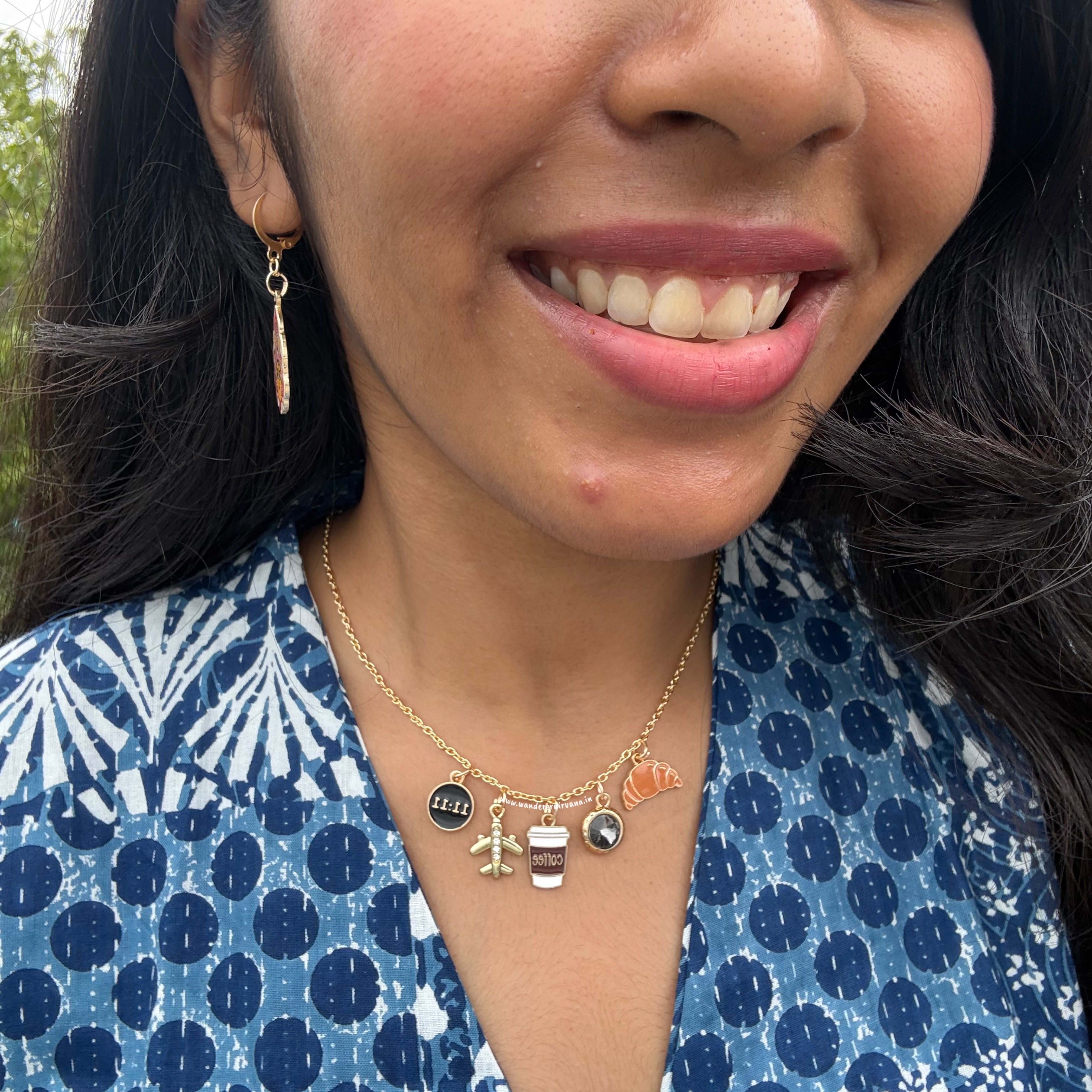 Coffee Croissant Travel 11:11 Neckpiece – Wanderer Nirvana
