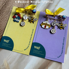 Mom Super Dad Parents To Be Evileye Personalised Brooch