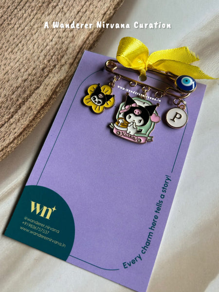 Kuromi Personalised Evileye Brooch