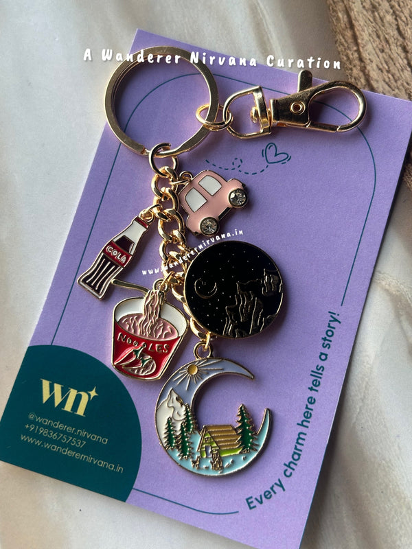 Mountain Vacation Keychain