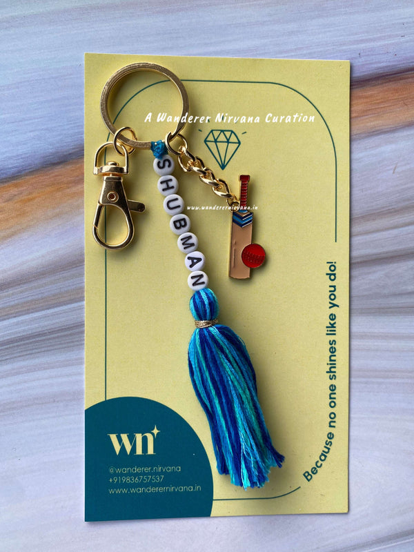 Sixer Cricket Personalised Bagcharm