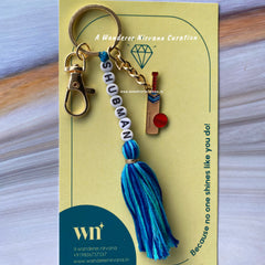 Sixer Cricket Personalised Bagcharm