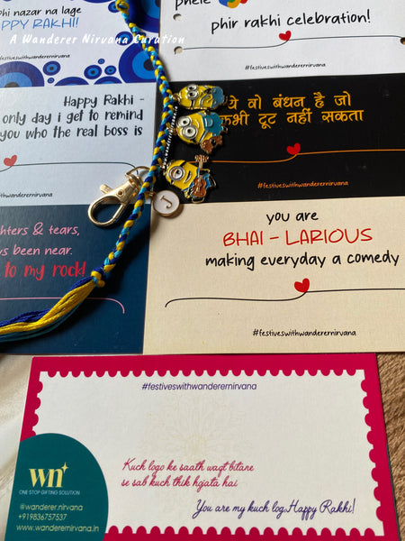 Minion Charm Rakhi Bagcharm